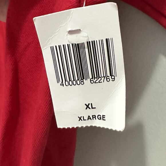 Disneyland Walt Disney World X-Large Mickey Mouse T-Shirt Red Puzzle Unisex NWT - Picture 5 of 6